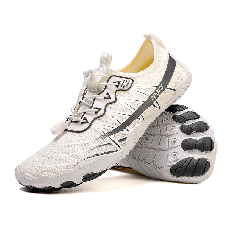 Wading Shoes Men Women Barefoot Beach Shoes Outdoor Fitness Swimming Shoes Quick-Drying Upstream Shoes Unisex Water Sports Shoes