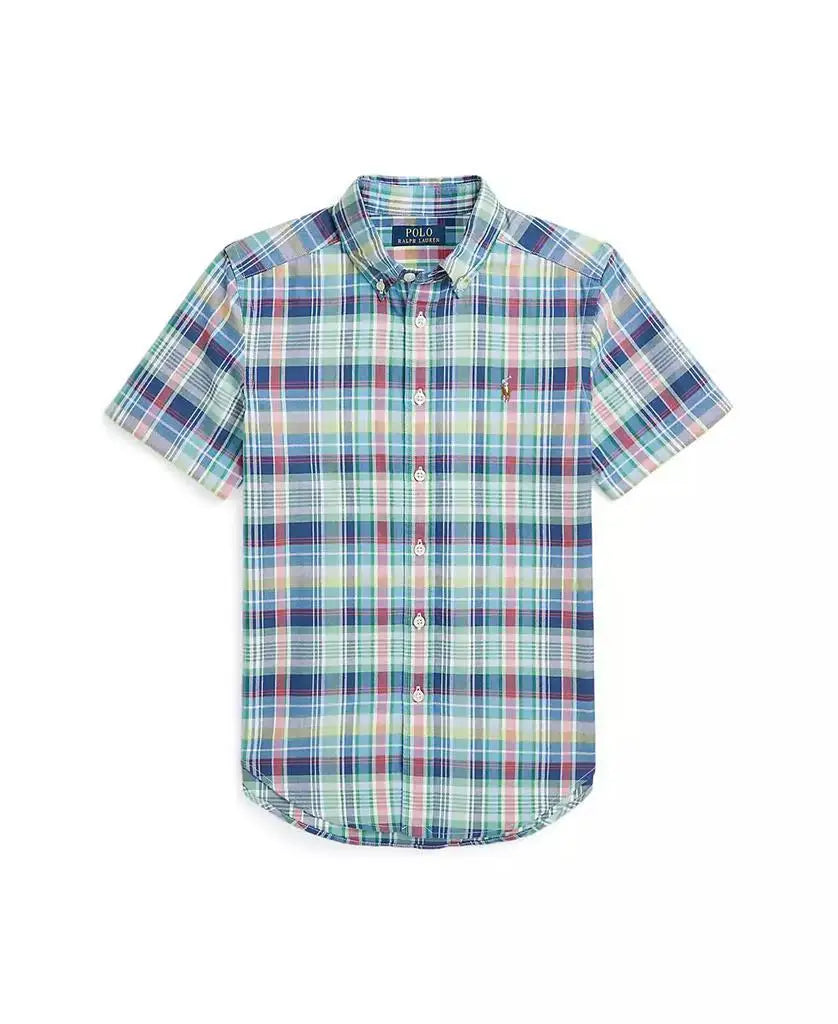 Polo Ralph Lauren | Big Boys Plaid Oxford Short-Sleeve Shirt