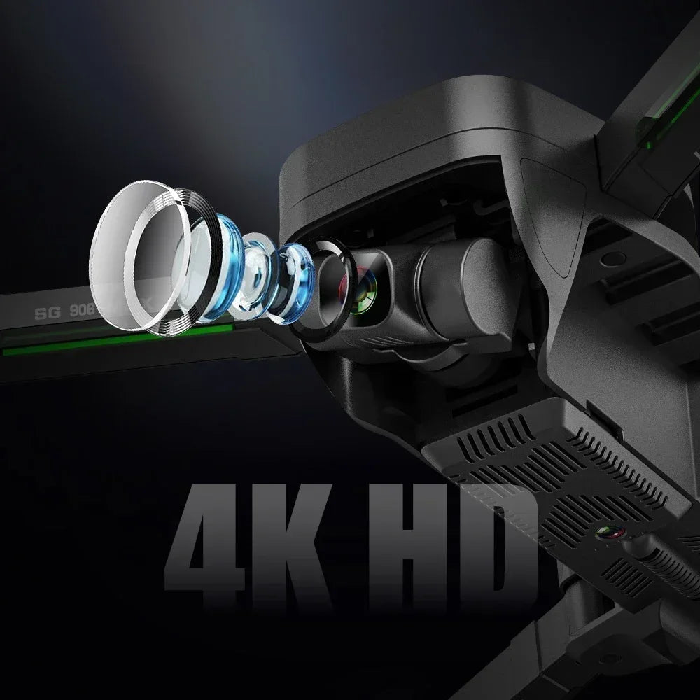 ZLL SG906 MAX1 Professional FPV 4K Camera Drone with 3-Axis Gimbal 4KM Brushless GPS Quadcopter Obstacle Avoidance Aviator