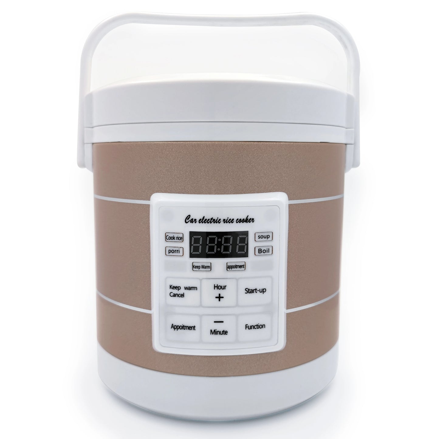 New Coming Rice Cooker Used in Car and Truck 12v to 24v also for Home 220V Enough For Two Persons