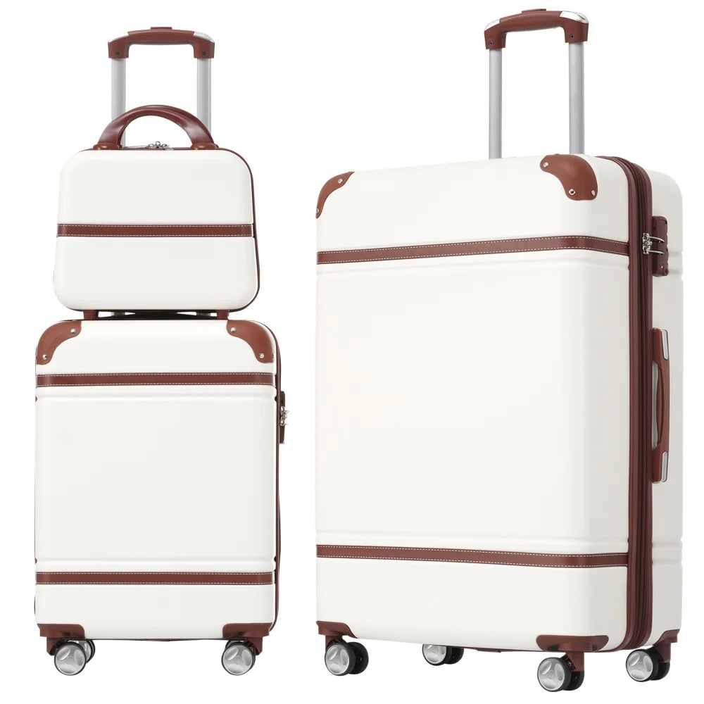 20/28Inch 3 Piece Hardshell Luggage Set Spinner Suitcases with Cosmetic Case TSA Lock Expandable Travel Suitcase Rolling Luggage