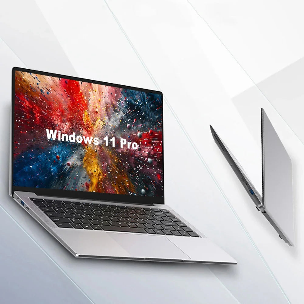 14 Inch Celeron N4000 Windows 11 Pro commercial office work Laptop - 8G RAM MAX 1TB SSD - 2.4G & 5.0G WiFi, Bluetooth