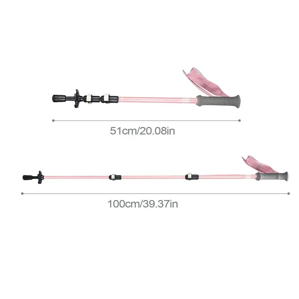 Kids Trekking Poles For Hiking Telescopic Child Trekking Poles EVA Grips Adjustable Aluminum Alloy Hiking Sticks For Boys Girls