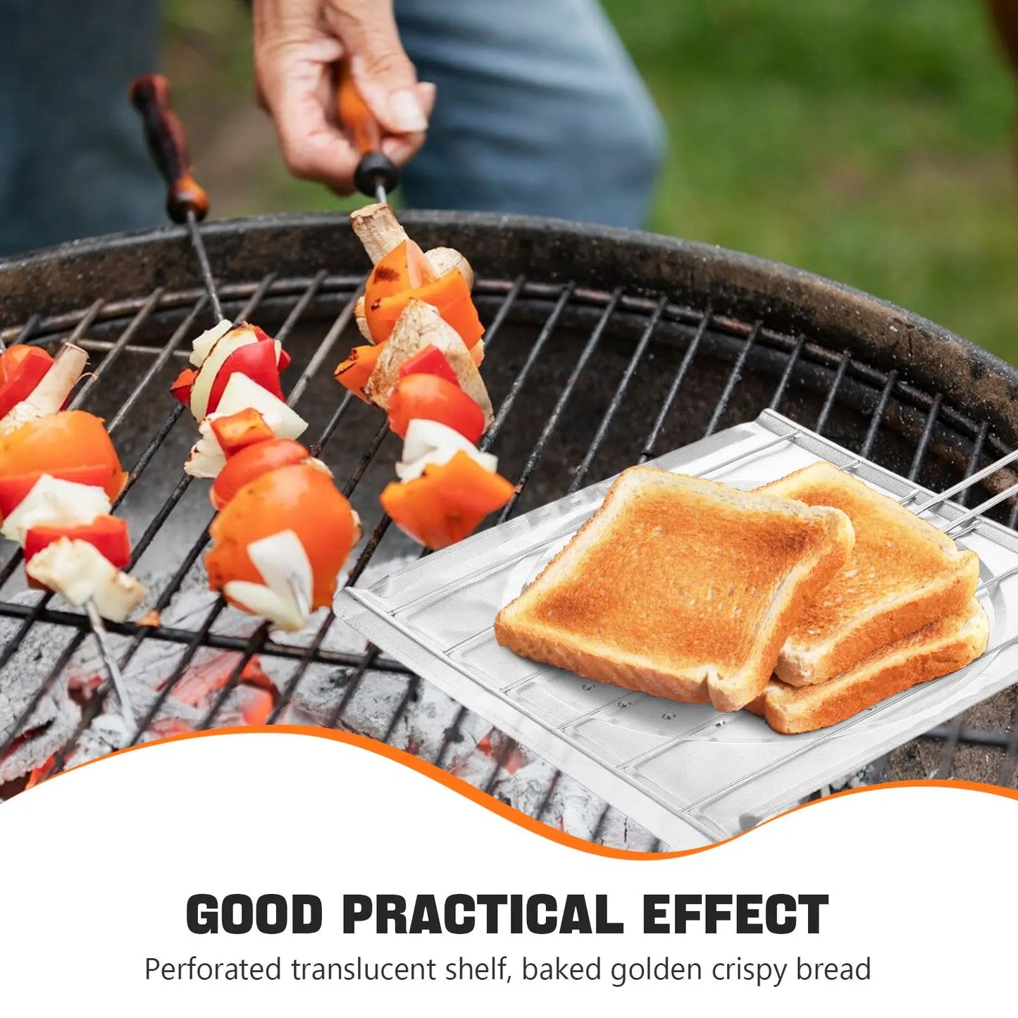 Toast Rack Camp Toaster for Gas Stove Stainless Steel Air Fryer Tray Oven Arepa Toster Barbeque Grill Accessories