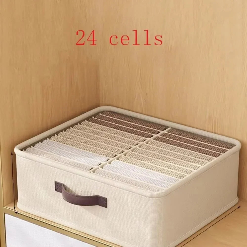 Wardrobe Clothes Storage Organizer Pants Sweater T-Shirt Storage Box with PP Board Cabinet Drawer Organizer Jeans Storage Box