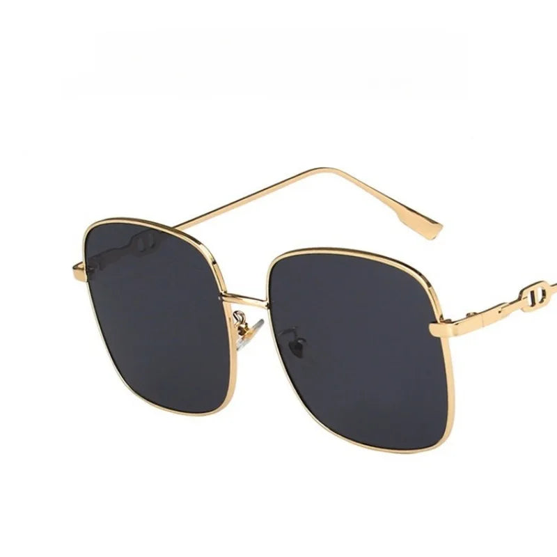 Unglasses for Women Fashion Square Frame Beach Gradient Sunglass Original Lady Retro Branded Shades UV400 Eyeglasses