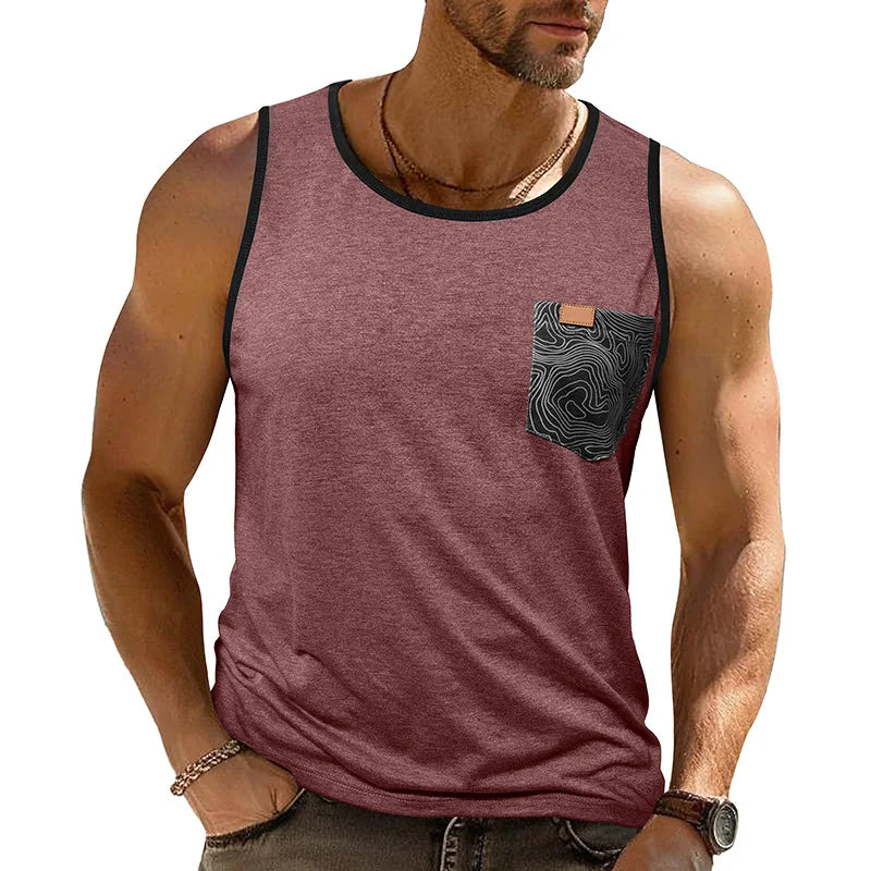 Men s Sleeveless Crew Neck Tank Top for Workouts and Casual Wear - Stay Cool and Stylish All Year Round with this Versatile