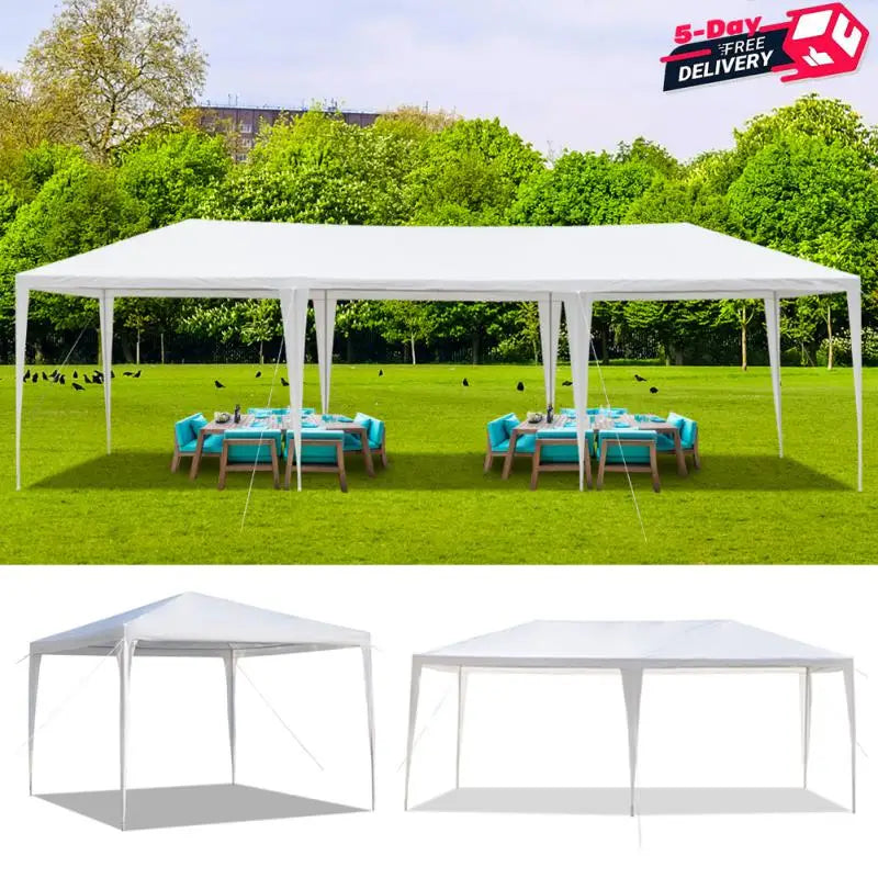 Outdoor Party Tent With Spiral Tube Non-Cloth Patio Camping Gazebo Shelter Awning Wedding BBQ Events Tent Garden Shade Supplies