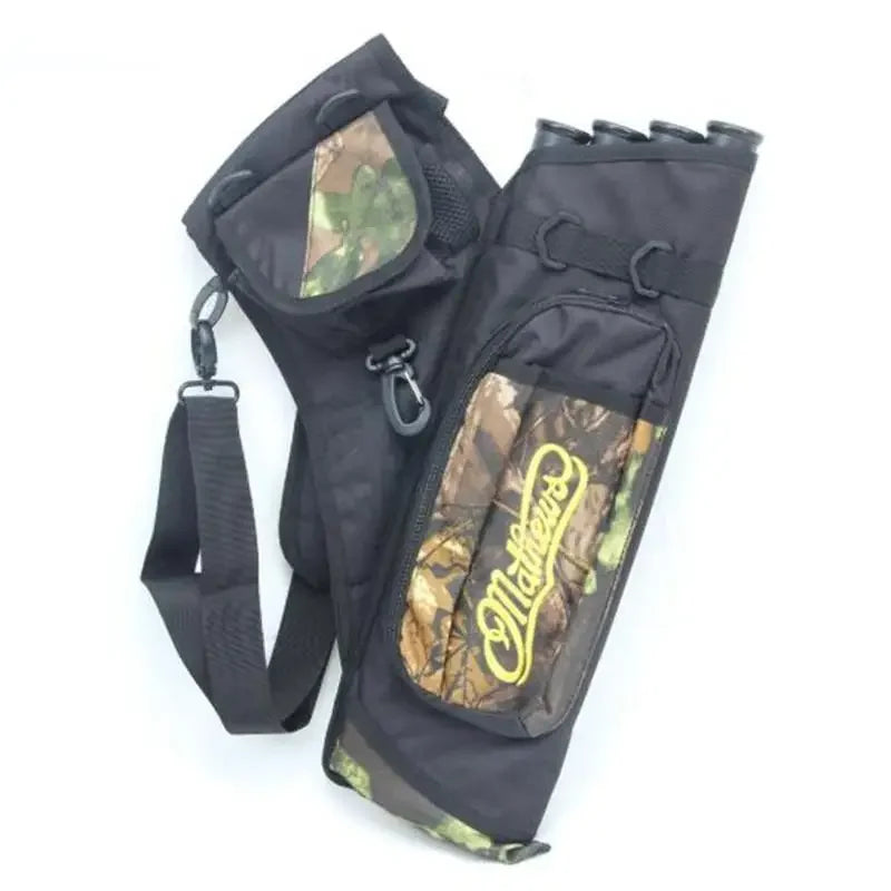 hunting Arrow bag 4 Tubes Arrow Quiver for Archery Hunting Arrows Holder Bag with Adjustable Strap hunting accessories