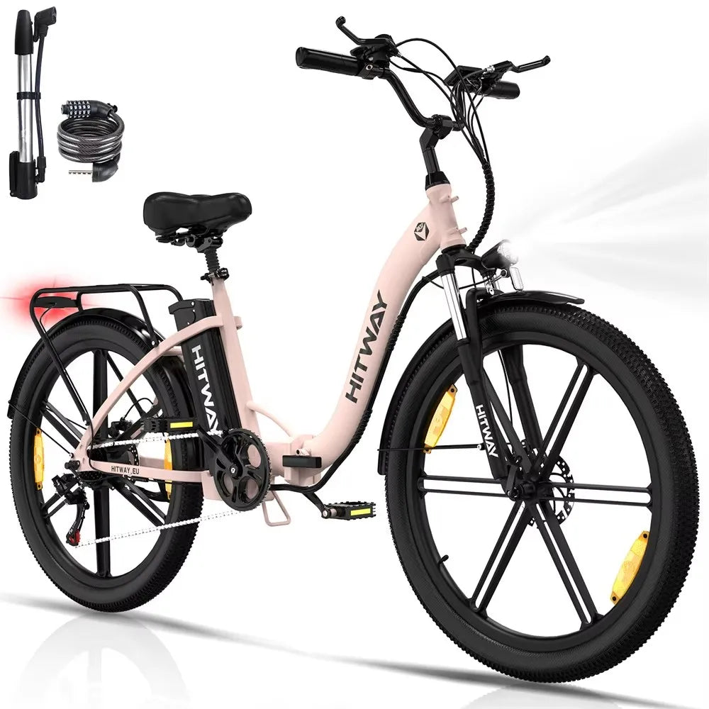 Black BK37M Wholesale Mountain E-Bike with 7 Speeds Transmission for US Market CE Certified
