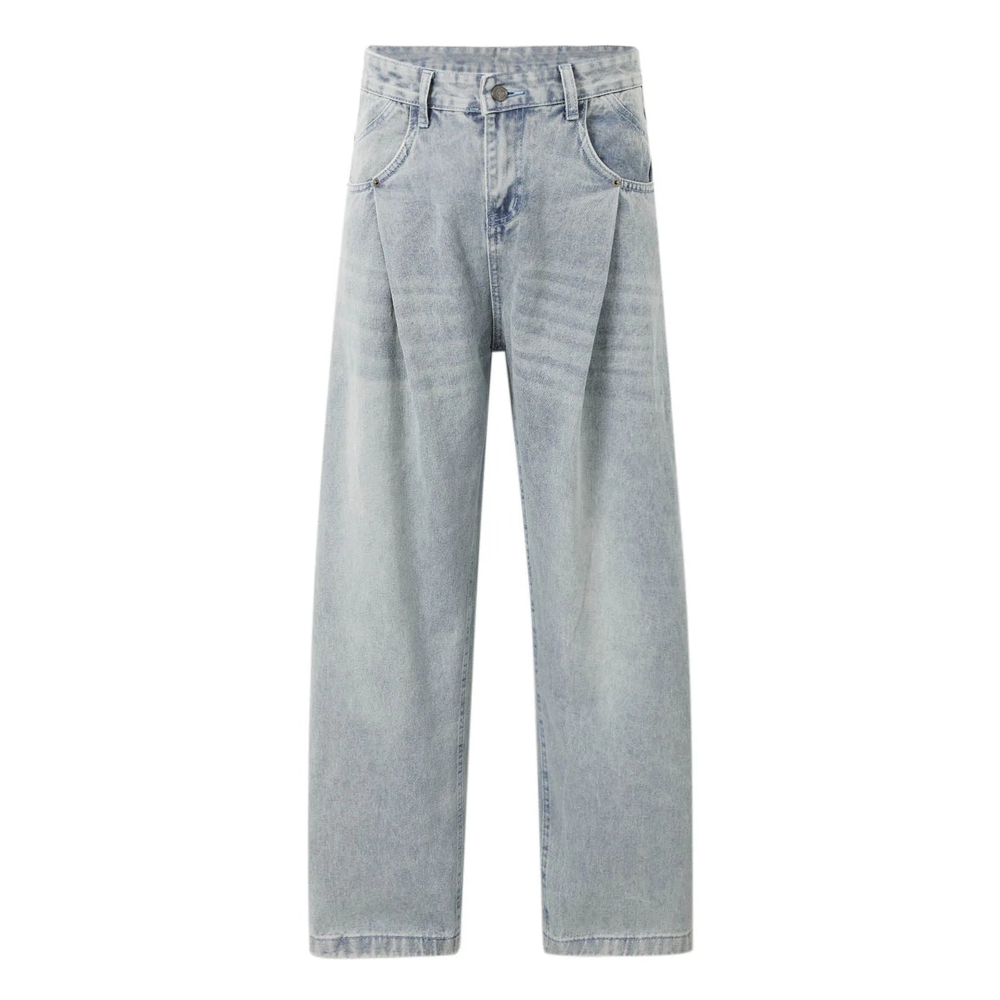 2025 Men's Y2K Jeans Vintage Baggy Jean Pants Grunge Aesthetic Skater Pants Streetwear Relaxed Fit Jeans Trousers