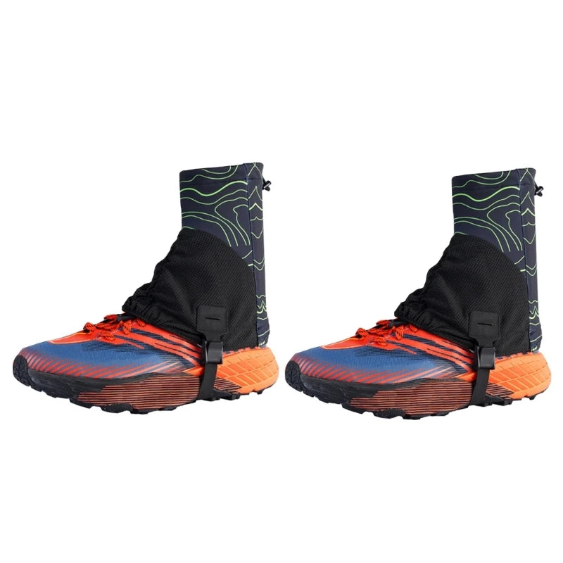 Outdoor Trail Gaiters Low Ankle Gaters Protective Shoe Cover Breathable Sand prevention for Running Hiking Trail Racings