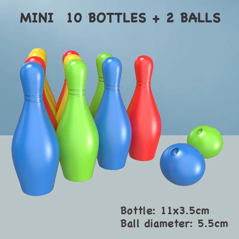 11-20cm Bowling Parent-child Indoor and Outdoor Sports Interactive Game Funny Baby Bowling Set Interaction Leisure Toys for Kids