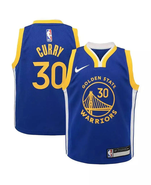 Nike | Toddler Boys and Girls Stephen Curry Royal Golden State Warriors Swingman Player Jersey - Icon Edition