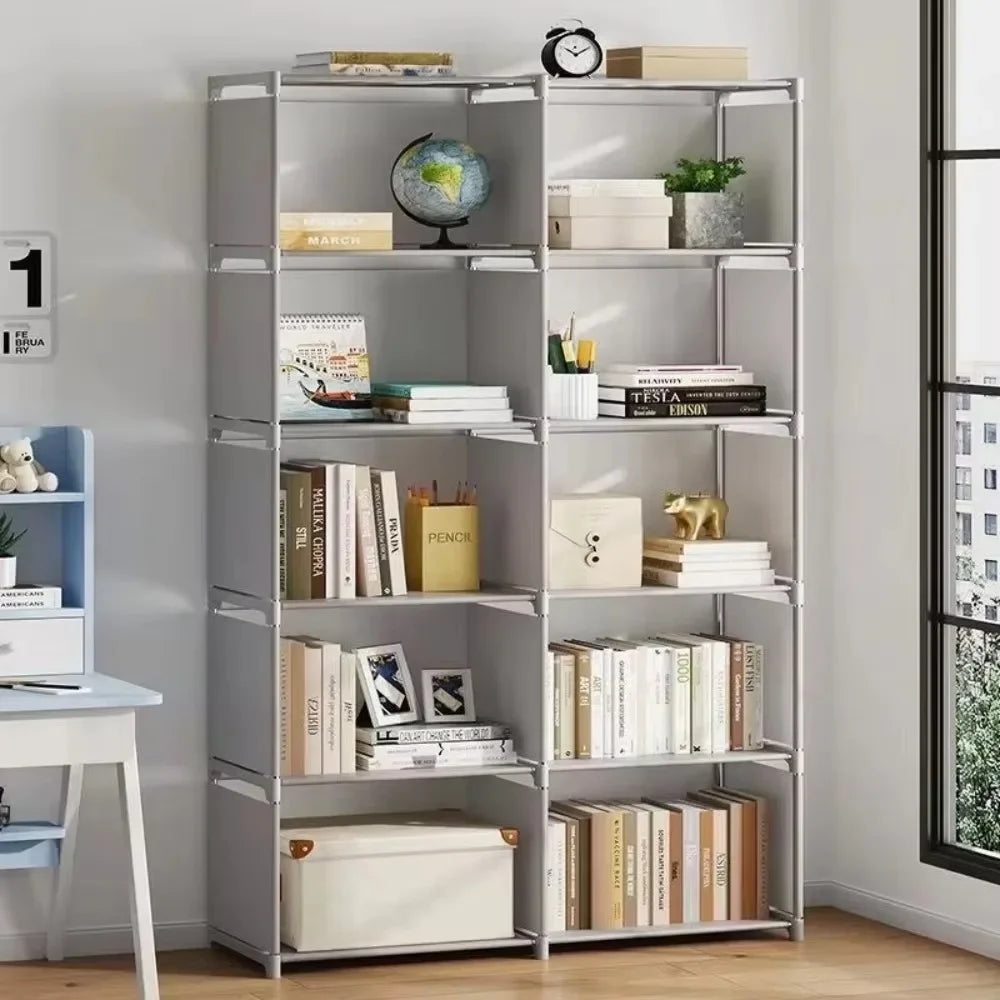 Simple Bookshelf Multi-Layer Bookcase Square Storage Shelf Easy Assembly Bookcase Living Room And Study Bedroom Storage Shelf ﻿