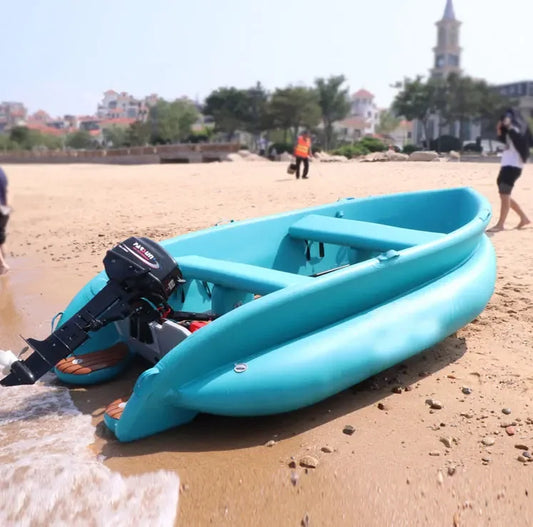Factory Folding Blue Rowing Boat 420Cm 520Cm Inflatable Drop Stitch Fishing Kayak For Sale