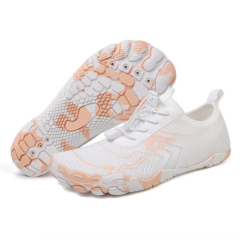 Unisex Water Shoes Barefoot Beach Shoes Quick Drying Breathable Gym Sneakers Ergonomic Casual Swimming Shoes for Men Women
