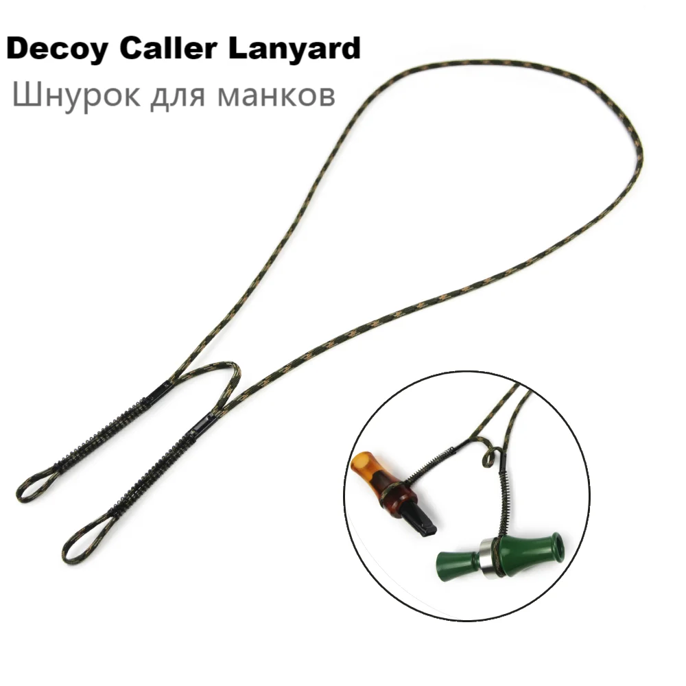 Hunting Duck Call Lanyard Hunting Decoys Rope for Mallard/Pheasant/Goose Whistle Paracord Rope Hunter Game Outdoor Hunting Goods