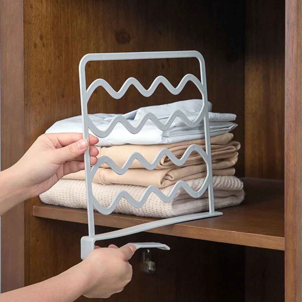 Wardrobe Storage Cabinet Clothes Divider Multifunction Shelf Home Rack Clothes Holders Closets Partition Compartment Cabinet FFT