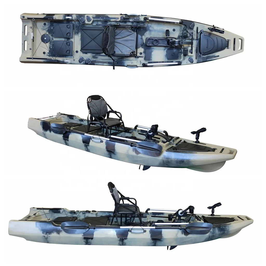 Recreational Ocean Kayak Fishing Propeller Pedal Drive Kayak Electric Motor for Kayak Fishing with Lldpe Material