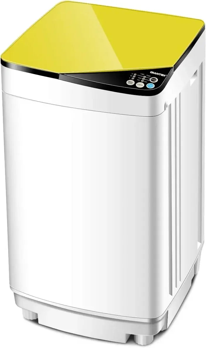 Giantex Full-Automatic Washing Machine Portable Washer and Spin Dryer 7.7lbs Capacity Compact Laundry Washer