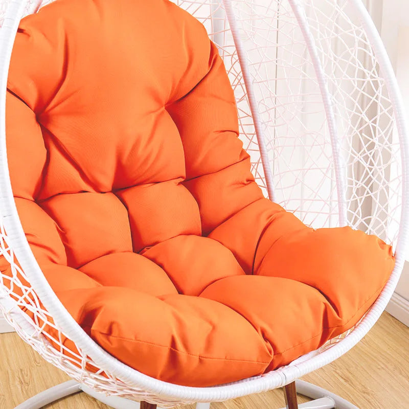 120x80cm Hanging Basket Egg Chair Cushion Outdoor Sofa Swing Chair Cushion Soft Comfy Thickened Garden Hammock Chair Seat Pads