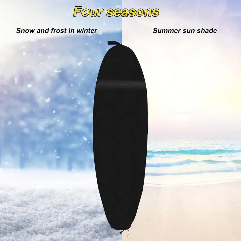 Surfboard Sock Cover Waterproof Protective Board Case 3 Sizes Waterproof And Dustproof Skis Cover Outdoor Surf Board supplies ﻿