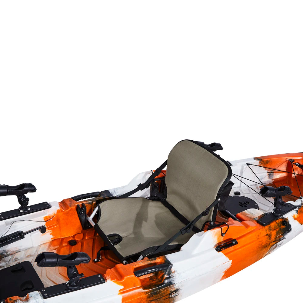 LSF 4.12m Single Paddler Fishing Kayak de Pesca 13ft LLDPE Plastic Sea Kayak for Surfing & River Usage