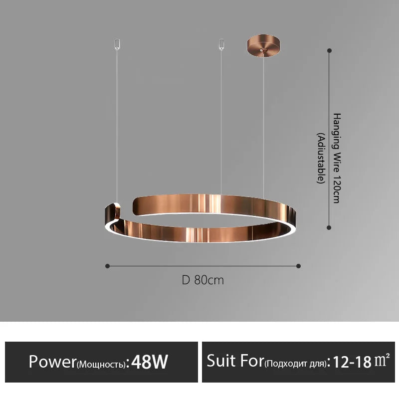 Minimalist restaurant lamp modern minimalist Nordic bar dining room dining table lamp designer C-word restaurant chandelier