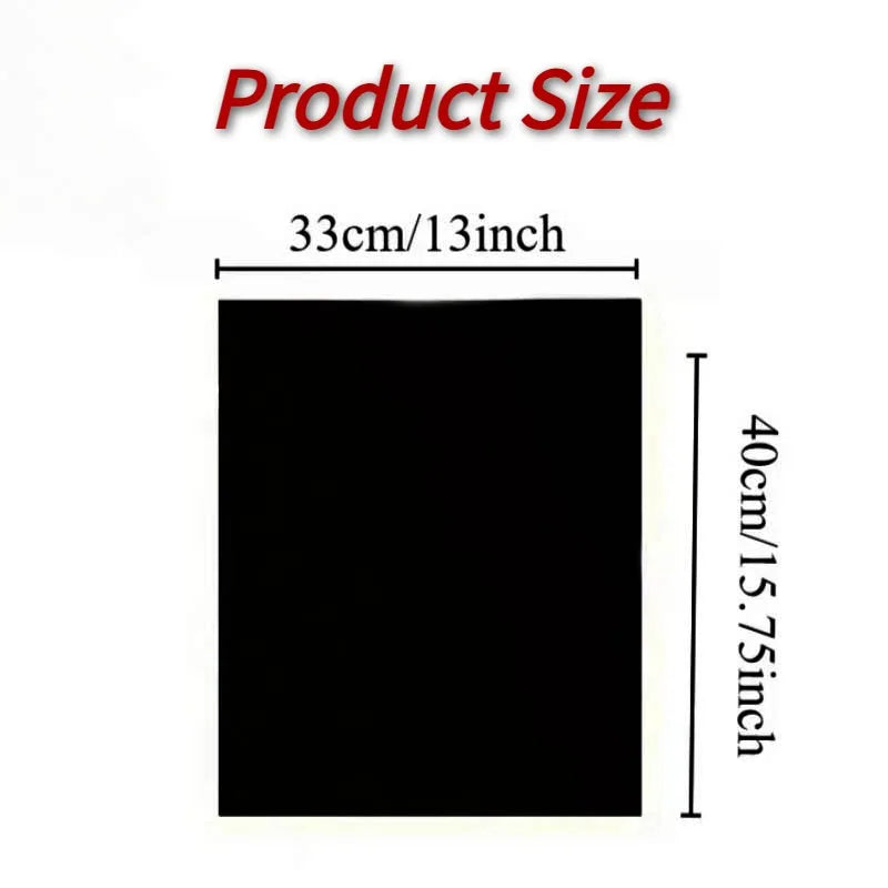 1/2/3/4/5PCS Black BBQ Grill Mat Oven Baking BBQ Grill Mat Microwave Bottom Liners Cooking Kitchen Outdoor Picnic Party Tool