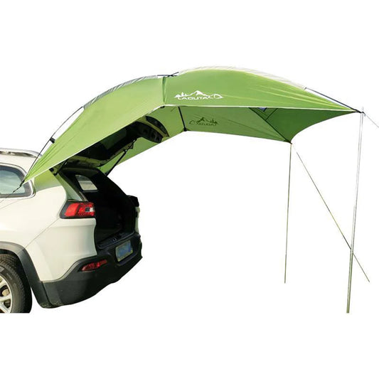 2.8x1.9M Portable and Foldable Outdoor Rainproof and Sunshade Car Rear Tent for Camping