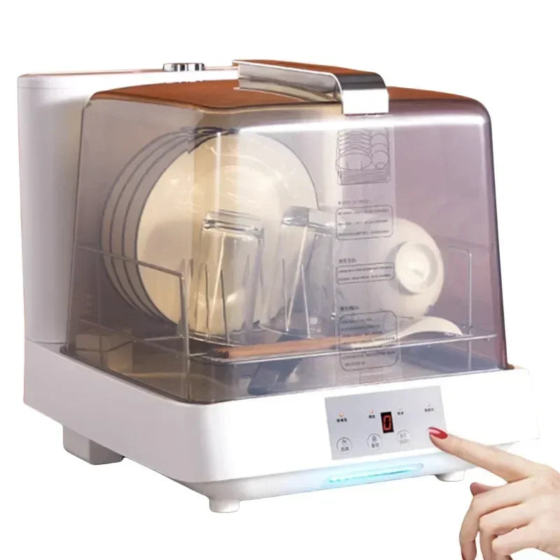 Dishwasher Household Automatic High Temperature Dishwashing Drying Disinfection Countertop Mobile Installation Table