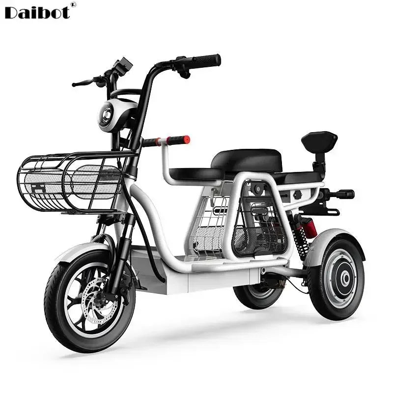 Powerful Electric scooter Bike 500W 48V Electric Bicycles With Removable Battery 3 Wheel Electric Tricycle For Elderly/Disabled