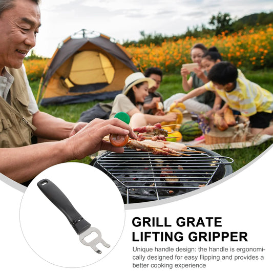 Barbecue Tool Stainless Steel Kitchen Utensil Steak Clamps Cooking Tools Fire Tongs Outdoor Toast Clip Grill Clamp Metal Grate