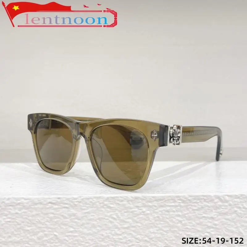 Women Sunglasses Luxury Brand Designer Classic Retro Personality Acetate Large Frame Outdoor Sun Glasses UV400