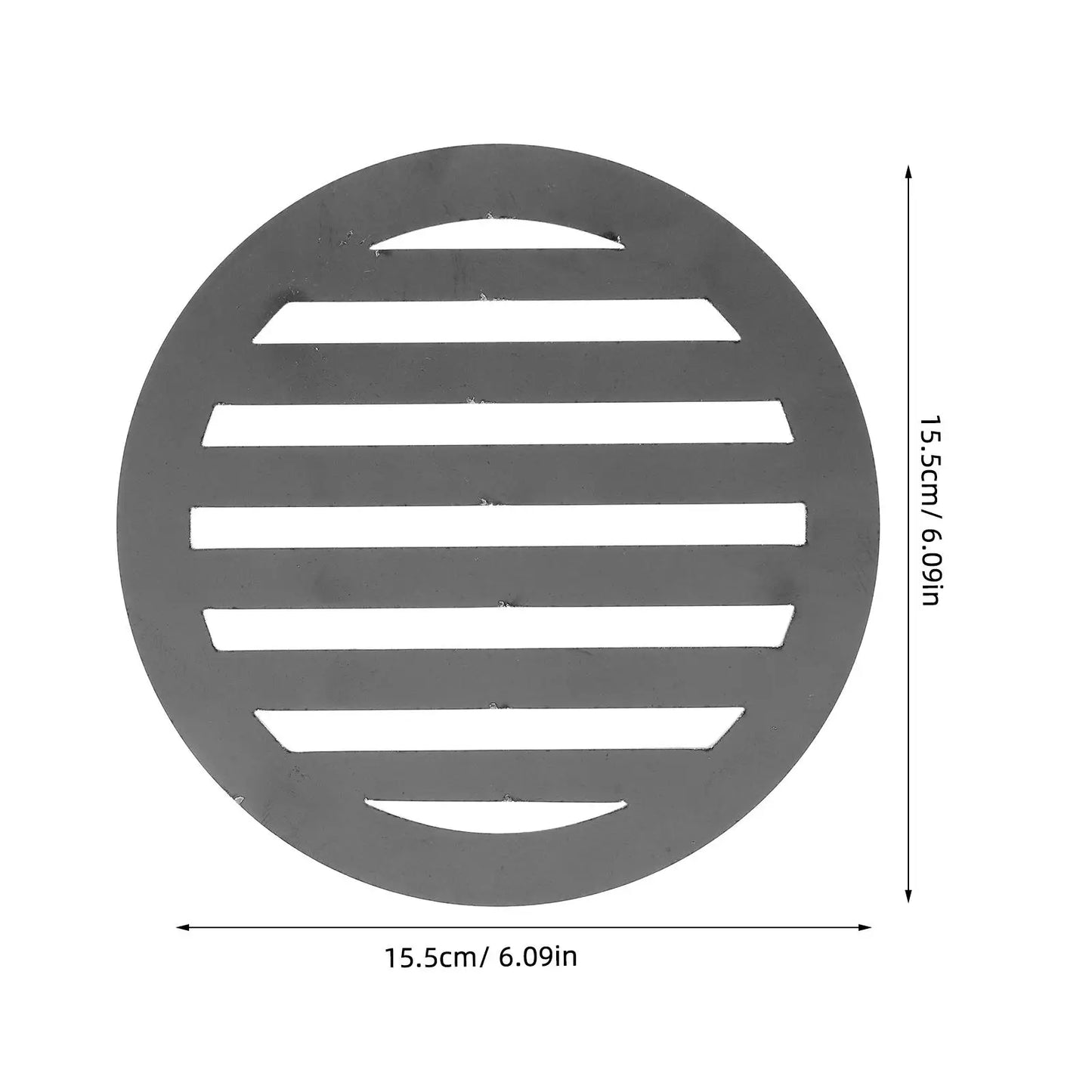 Charcoal Box Iron Sheet BBQ Grill Grate Accessories Oven Fireplace Heat Plate Grey Efficient Kitchen Barbecue Tools Outdoor