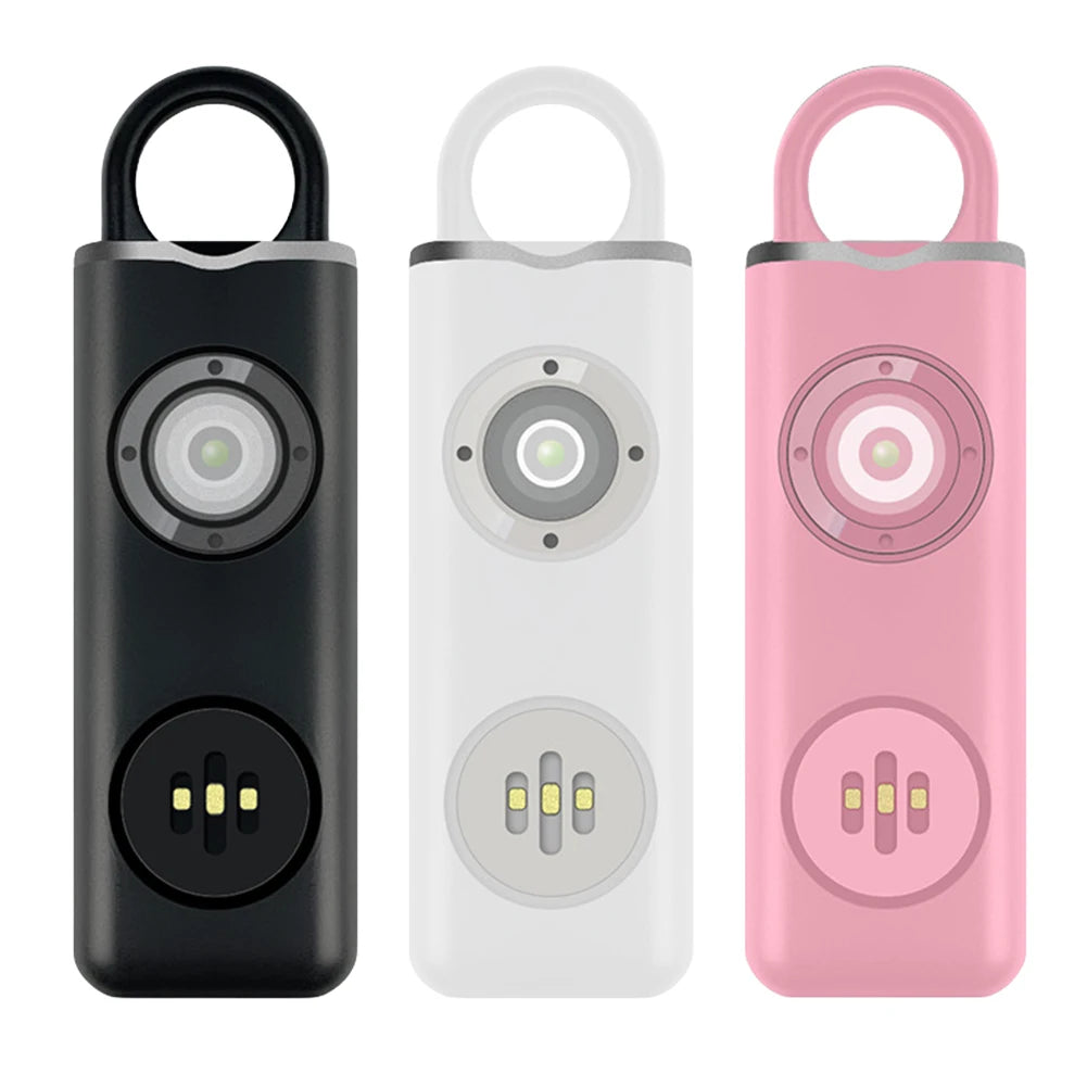 Self Defense Alarm 130dB Loud Carrying Scream Loud Panic Alarm Rechargeable Self Defense Electronic Device for Girl Child Women
