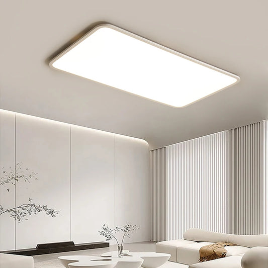 Living Room Bedroom Ceiling Light Extreme Design Square Round Ceiling Lamp Ultra Thin High Brightness White Lighting Fixtures