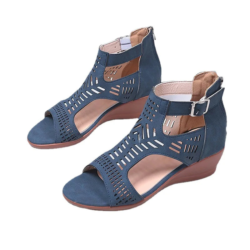 Sandals Women's High Heel Wedge Fashion Womens Shoes Comfort Luxury Sandals Women Designers Outdoor Beach Shoes 2023