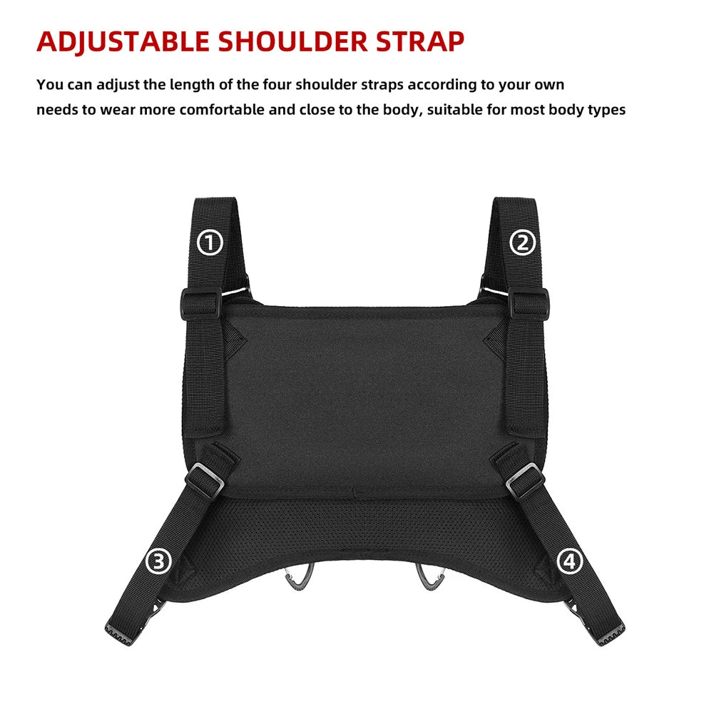 Running Vest Bag Adjustable Strap Fashion Sport Backpack Large Capacity Travel Vest Backpack for Running Travel