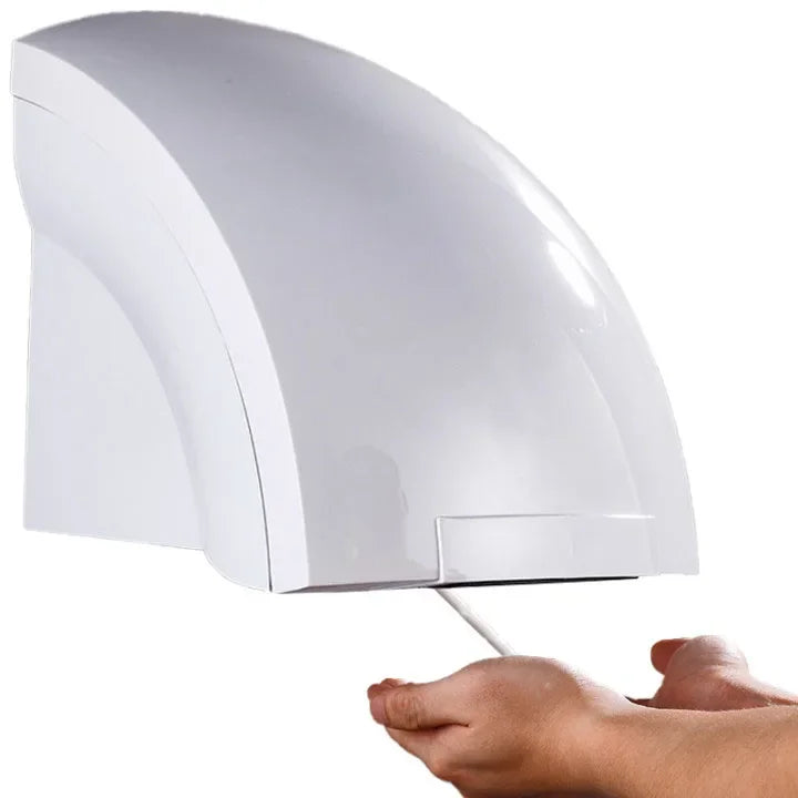 Hand DrierAutomatic Induction Hand Dryer Secador De Manos Wall Mounted Fully Dryer Bathroom Punch Installation