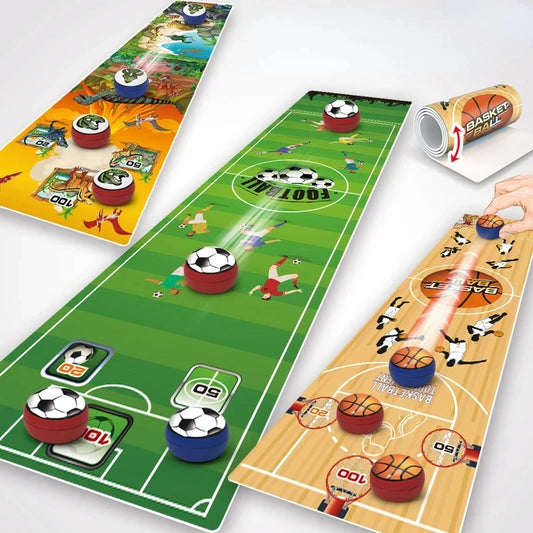 Interactive Bowling and Curling Mat Game Fun Football-Inspired Parent-Child Toy Sports Unforgettable Leisurely Entertainment
