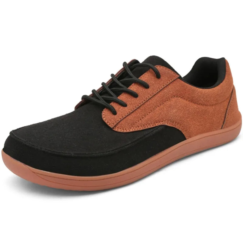 Men's Wide Toe  Anti-slip Vulcanised Barefoot Shoes Comfortable Walking Sneakers Lightweight Casual Footwear for Wide Feet
