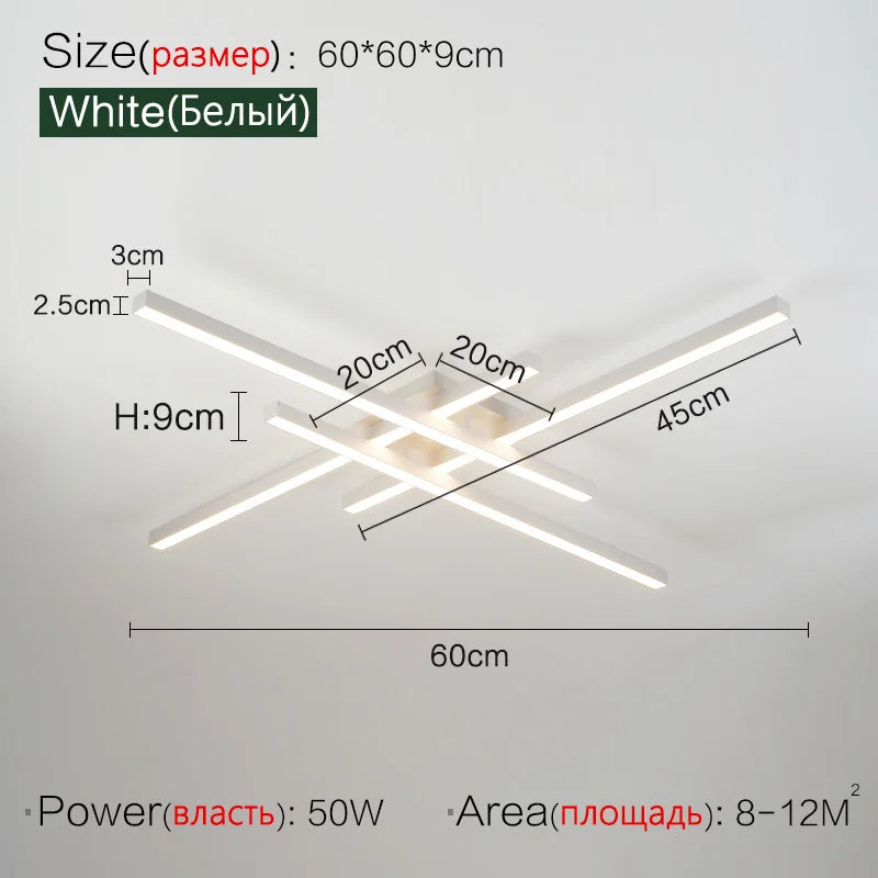 Ceiling light simple modern bedroom  atmosphere duplex villa hall Nordic lamps minimalist living room lamp room ceiling lights