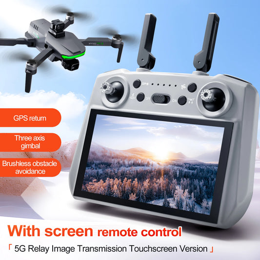 2025 NEW HOT S155 GPS Drone 8K Professional Dual HD Camera 5G FPV 360° Obstacle Avoidance Brushless Motor Rc Quadcopter Dron Toy