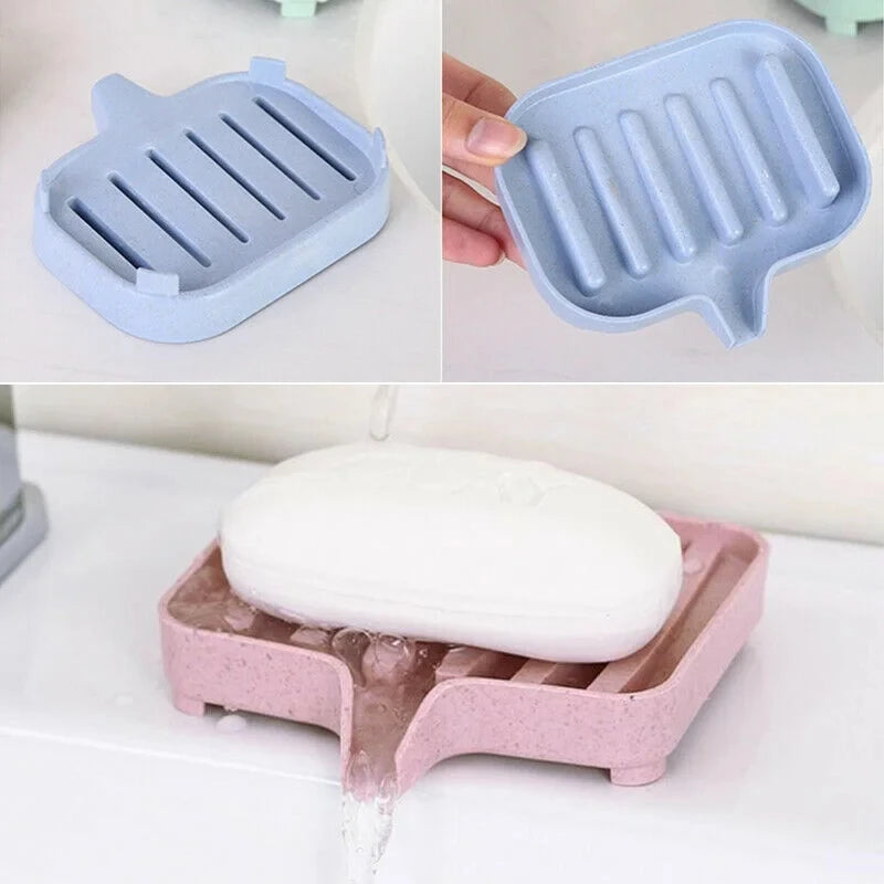 Bathroom soap box, soap holder, easy to clean, anti slip storage box, draining soap box tray, keep dry, storage and organizing s