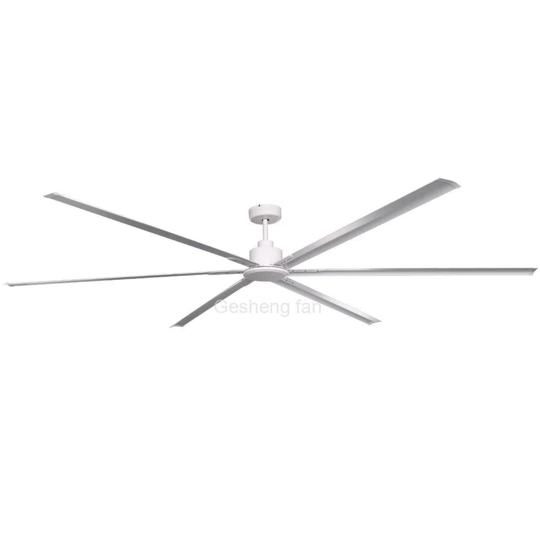 Industrial 120 inch big fan ceiling 6 aluminum blades dc motor large ceiling fan