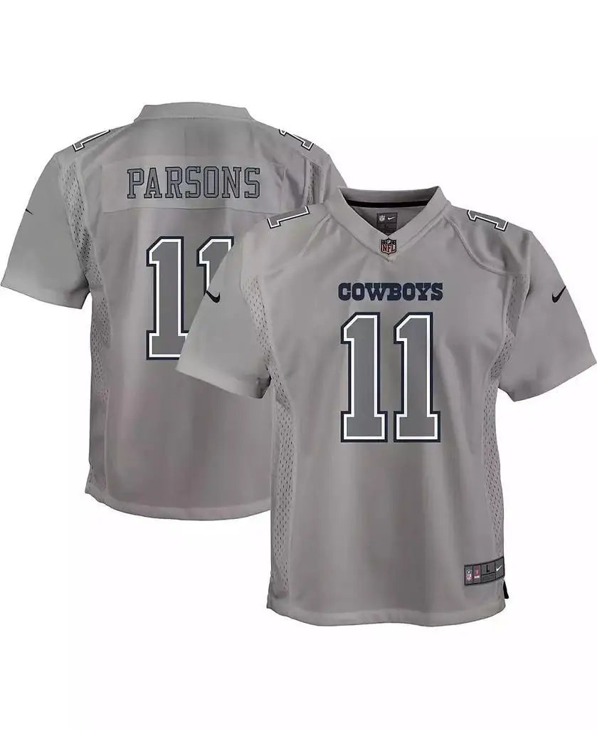 Nike | Big Boys Micah Parsons Gray Dallas Cowboys Atmosphere Game Jersey