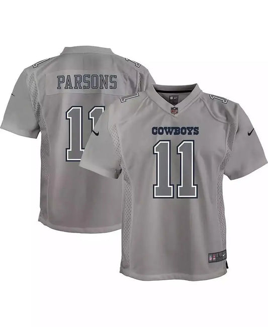 Nike | Big Boys Micah Parsons Gray Dallas Cowboys Atmosphere Game Jersey