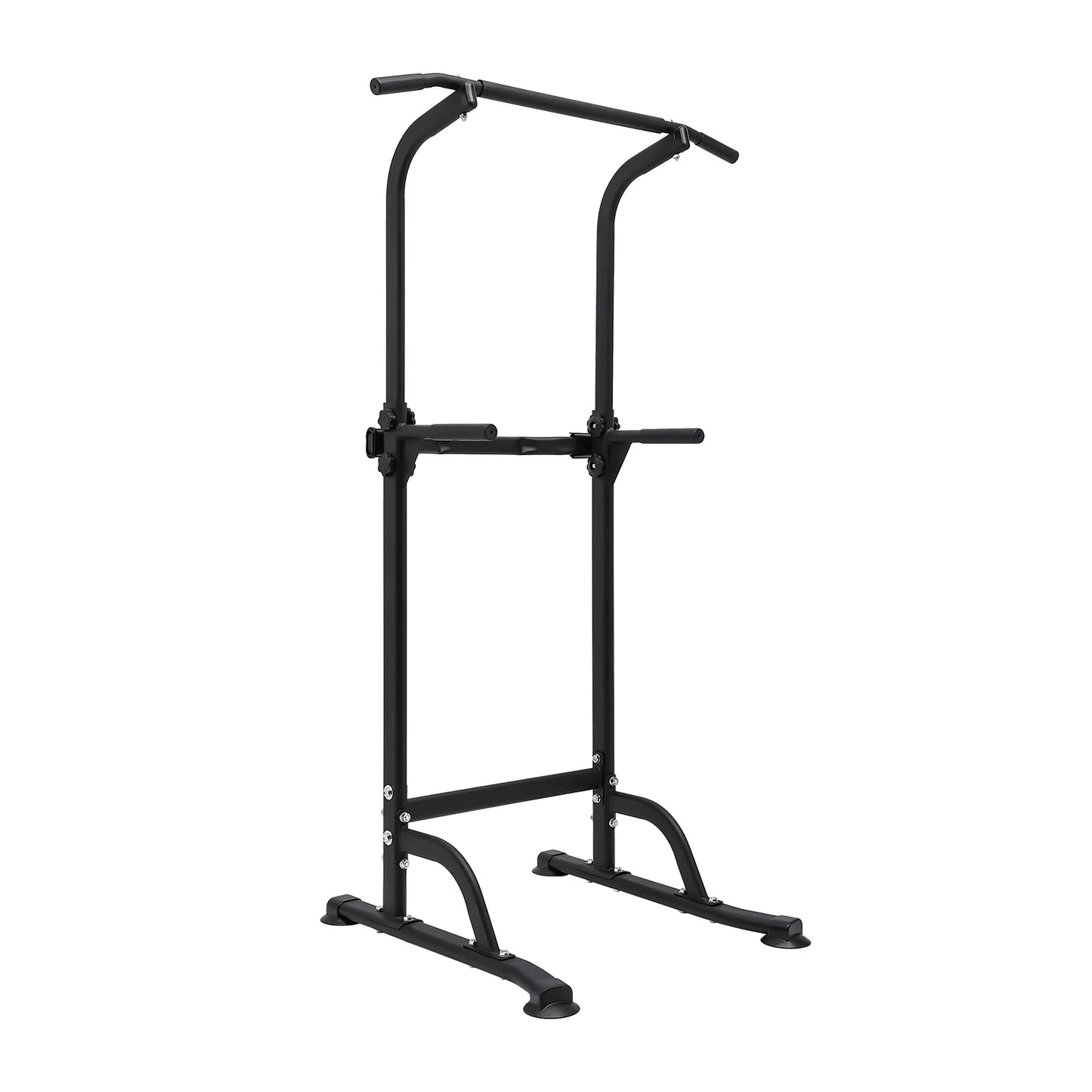 Adjustable Home Gym Workout Power Tower Dips Station Exercise Pull Push Up Bar for Home Gym Strength Training Fitness Equipment